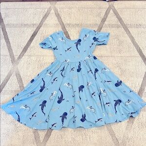 Kyte baby girl’s shark print twirl dress size 4T